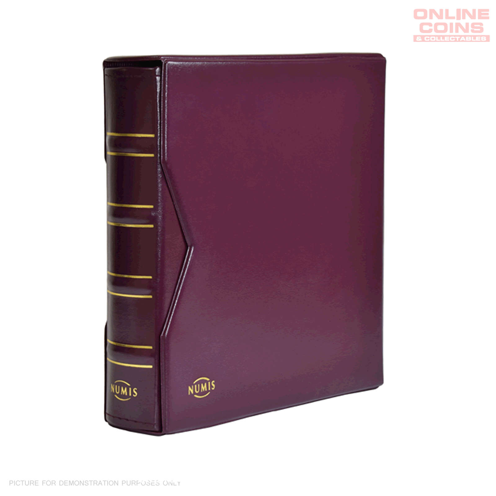 Lighthouse - Classic Numis Coin and Banknote Album With Slipcase - RED